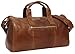 Produktbild Gusti Reisetasche Leder - Hall Sporttasche Weekender Gepäck Handgepäck Carry On Tasche Schultertasche 25L Echtleder Reißverschluss Herren Damen Braun