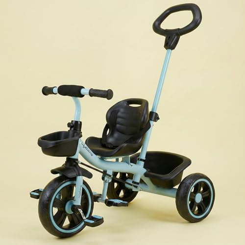 Image of Lifelong Trike Cycle for Kids 2-5 Years - Tricycles for Boy & Girl - Baby - Bicycle for Kids - 3 EVA Wheels, & Basket for Toys -Durable Tricycle 30 kg Capacity(Blue /Black)