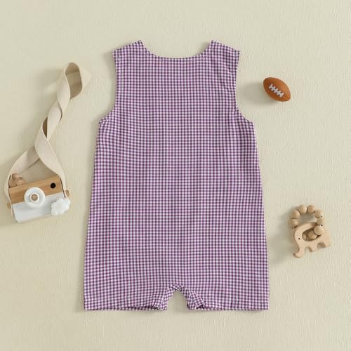 BemeyourBBs Newborn Baby Boy Romper Sleeveless Jumpsuit One Piece Outfit Overall Summer Clothes4
