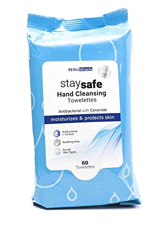 Stay Safe Antibacterial Hand Cleansing Towelettes