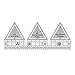 Creative Grids 60 Degree Double Strip Quilting Ruler Template CGRDBS60