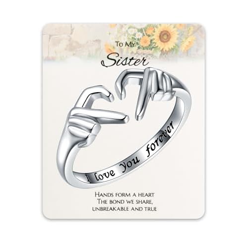 925-Sterling-Silver Heart Claddagh Rings for Women - Adjustable White/18K/Rose Gold Plated Irish Claddagh Ring Friendship Promise Love Heart Jewelry Rings Christmas Gifts for Women Friends t