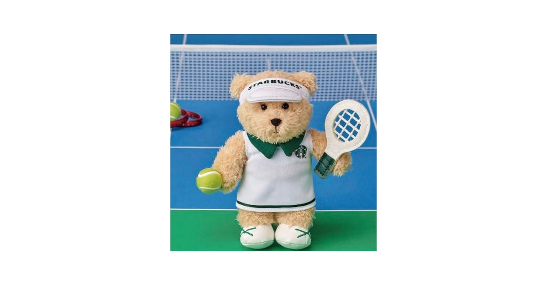 韓国　スタバ　ベアリスタ　テニス　キーチェン Amazon.co.jp: 韓国 スタバ ベアリスタ テニス キーチェン