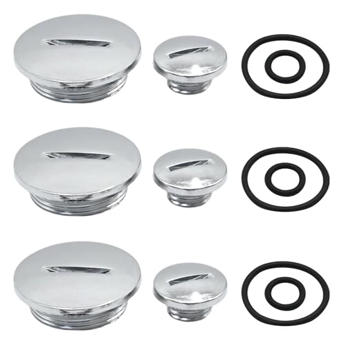Aynaxcol 3Pcs Quad Engine Stator Side Cover Caps with Seals