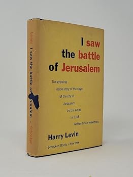Hardcover I Saw The Battle of Jerusalem. Book