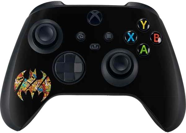 Skinit Decal Gaming Skin Compatible with Xbox Series X Controller - Officially Licensed DC Comics Batman Movie 1989 Logo Design
