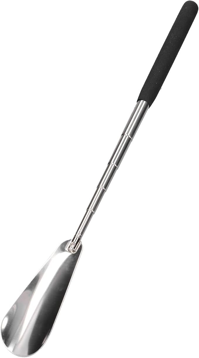 Mumusuki Metal Shoe Horn Long Handle,Long Shoe Horns for