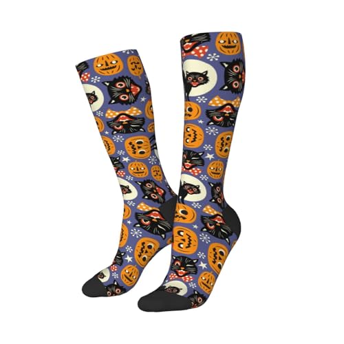 Image of Knee High Socks for Women Girls Fashion Women's Festival Stockings for Casual Running Work Travel