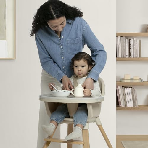 Image of Delta Children - babyGap Otto 3-in-1 High Chair - High Chair Converts to Toddler Dinning Chair and Booster Seat - Dishwasher Safe Meal Tray - FSC-Certified Wood, Oatmeal