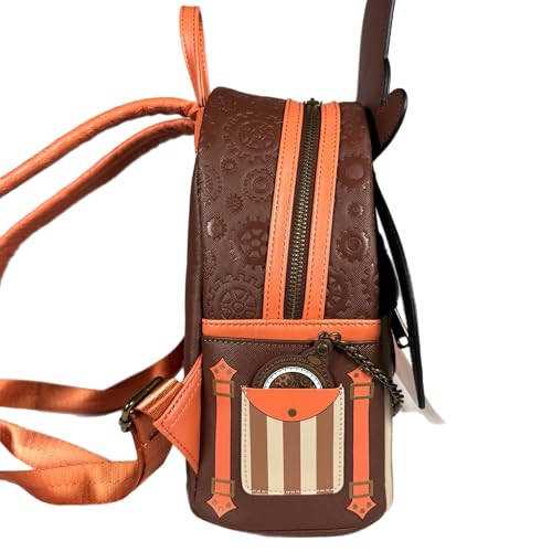 Mini sac à dos Loungefly Steampunk Goofy accessoire de mode bronze - 4
