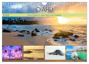 O'ahu - Eine Reise in das Herz von Hawaii (Wandkalender 2026 DIN A4 quer), CALVENDO Monatskalender: Bildersammlung von O'ahu, einer der faszinierenden Inseln Hawaiis (CALVENDO Orte)