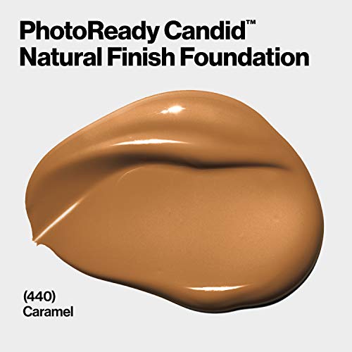 Revlon Photoready Candid Natural Finish Foundation, With Anti-Pollution, Antioxidant, Anti-Blue Light Ingredients, 440 Caramel, 0.75 Fl. Oz. #TOP3