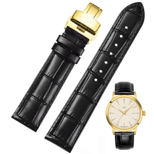 Image of Genuine Leather Watch Bands, Italian Alligator Grain Embossed Watch Straps,Quick Release Replacement Deployment Buckle Leather Watch Straps 12mm 14mm 15mm 16mm 17mm 18mm 19mm 20mm 21mm 22mm 23mm 24mm
