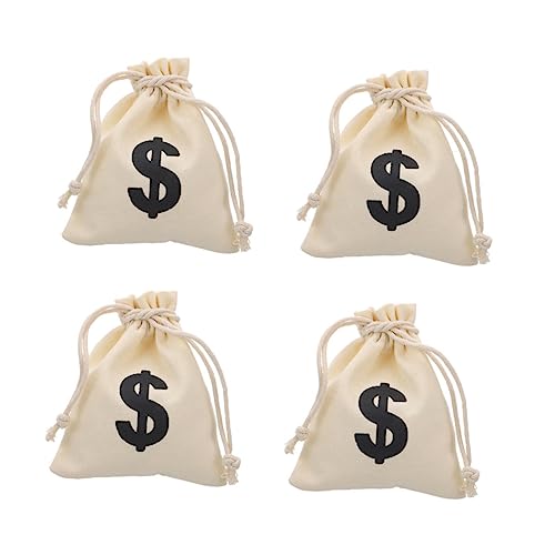 WRITWAA 4 Bolsas Con Cordón Para Monedas Bolsas Para Golosinas De Fiesta Bolsas Pequeñas Con Cordón Para Refrigerios Bolsas De Almacenamiento Para De Fiesta Bolsas