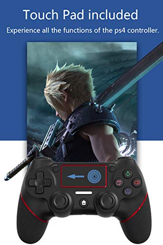 PS4-Wireless-Controller-SHINEZONE-Game-Controller-with-Built-in-SpeakerGyroDouble-VibrationHeadphoneTouch-Panel-Gamepad-for-PS4ProSlimPS3PC-SteamiPadAndroid