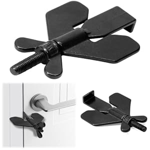 1 PCS Portable Door Lock,Door Lock,Home Security Door Locker Travel Lockdown Locks for Additional Safety and Privacy Protion,Door Lock Security Devices,for Home Hotel School Apartment