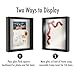 Americanflat 11x14 Shadow Box Frame with Shatter-Resistant Glass - Set of 2 - Silhouette Collection - Large Shadow Box Display Case for Tabletop and Wall Display - Black with Soft Felt Back