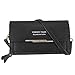 Yutdeng Sacs Bandoulière Femme Petit Porté Epaule PU Cuir Portefeuille Téléphone Portable Pochette Mode Sac à Main avec Bandoulière Fermeture Éclair Porte Monnaie Léger Sac de Messager,Noir,one size