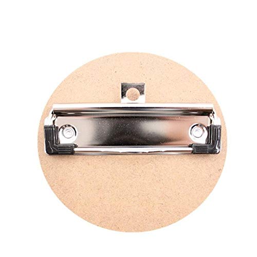 Zwischenablage für Bürobedarf 6pcs verdickte Holz Clip-Board Kunststoff A4 Ablagen for Protokoll-Papier-Dateien Halten Haltbarer Clip mit niedrigem Profil