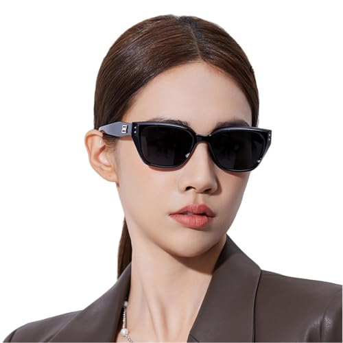Lunettes de soleil de mode pour femmes polarisées cadre rétro classiques