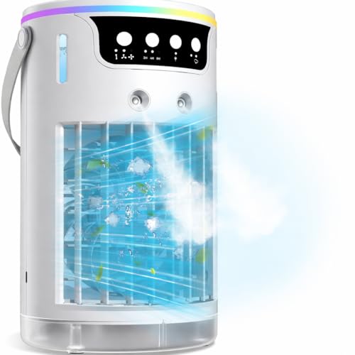 Portable Air Conditioner Desktop AC Unit Water Ice Cooling