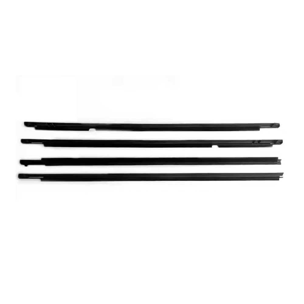 Sealing Strip 4PCS Black for Honda for Civic 2009-2016 NH70 72450-TR0-A01 Car Rubber Weatherstrip Glass Window Molding Trim Seal Belt