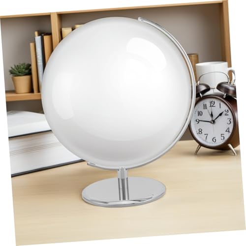 Support globe terrestre 30 cm stable support remplacement alliage argenté Beavorty - 7