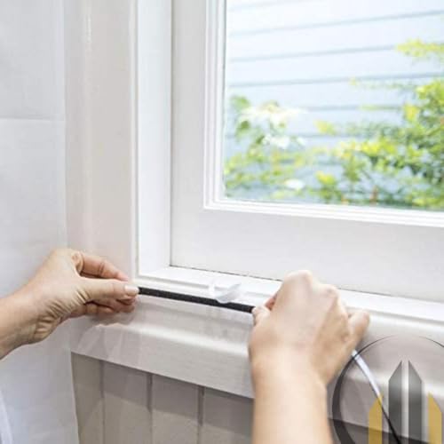 Tela Mosquiteiro Magnética para Janela - Rede Anti-Insetos Removível com Instalação Prática e Sem Us