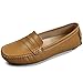 Artisure Women's Classic Handsewn Brown Genuine Leather Penny Loafers Driving Moccasins Casual Boat Shoes Slip On Fashion Office Comfort Flats 9 M US SKS-1221ZON090