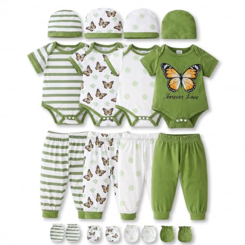 Image of Baby Boy Girl Clothes Preemie Newborn Must Have Infant Essentials Outfits 20 Piece Clothing 0-18 Months
