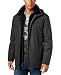 Calvin Klein Men's Poly Bonded Hooded Vestie, Black, Small