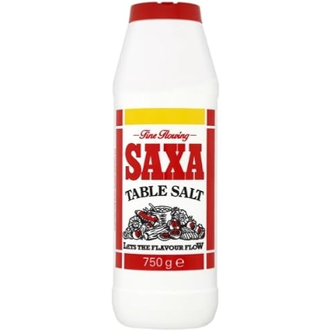 Saxa Table Salt Pack of 12 x 750g Cover
