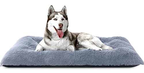Loir Fluffy Donut Hundebett – 70 Cm, Hellgrau, Weich, Waschbar, Mit Rutschfester Unterseite