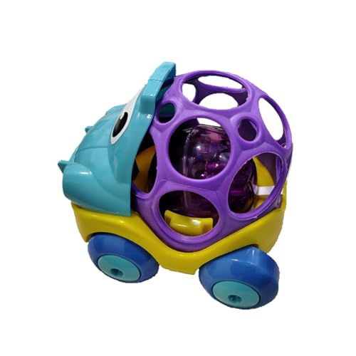 Image of Genie's Toy Bus Activity Musical Car with Light & Sound | Interactive Toy for Kids | BPA Free, Crawling & Sensory Learning Toy for Kids Age 4+ Months