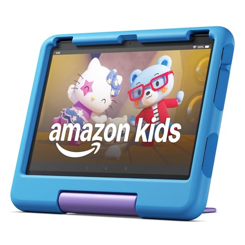 Fire HD 10 Kids tablet in kid-proof case