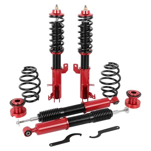 TFGCSG Coilovers for Honda for Fit 2009 2010 2011 2012 2013 2014 Height Adjustable Shock Absorber Kit Suspension Lowering Kit