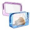 Beautyflier Travel Carrying Bag for Organizing Emergency Kits, First Aid Medical Kit Accessory Pouches - Zippered Bag With Transparent Window, for Home Outdoor Car Supplies (Bag Only)