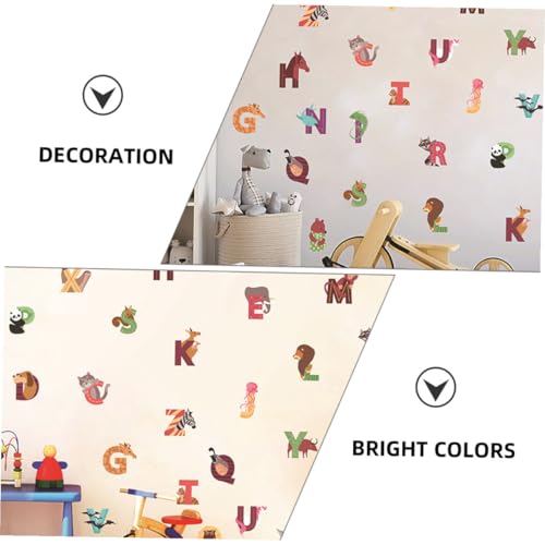Ipetboom Vinilos Decorativos de Letras con Animales miniatura 3