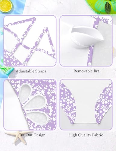Image of Girls Swimsuit Adjustable Straps Cut Out One Piece Bathing Suit with Solid Color Cover Up Skirt Girls' Swimwear 5-16Y