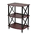 Pangea Audio Vulcan TT LP Record Player Turntable Stand Rack with Vinyl Storage Rosenut Red