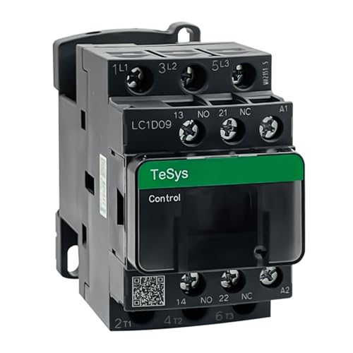 Contacteur AC 3 pôles LC1D18E7C avec bobine 48V pour circuit triphasé 50/60Hz
