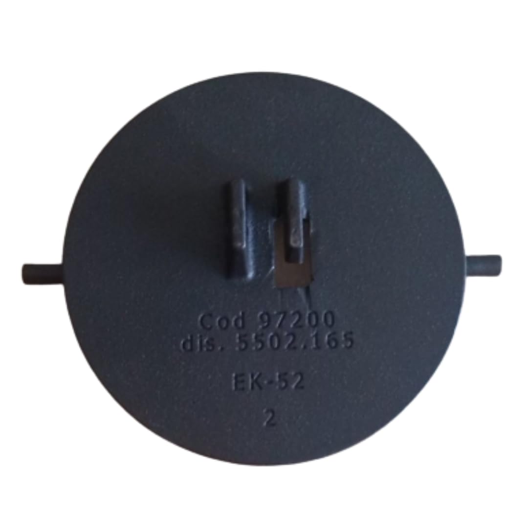 Edilkamin - Estor de humos original - Código R97200 - De hierro fundido para estufas Ecostar y Firebox - Repuesto oficial