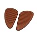 WSNM Protection réservoir Moto Anti-dérapant Réservoir Tampons Décalcomanies Côté Gaz Genouillère Traction Tampon Protecteur Autocollant pour Harley Café Racer Bobber (Color : Brown)