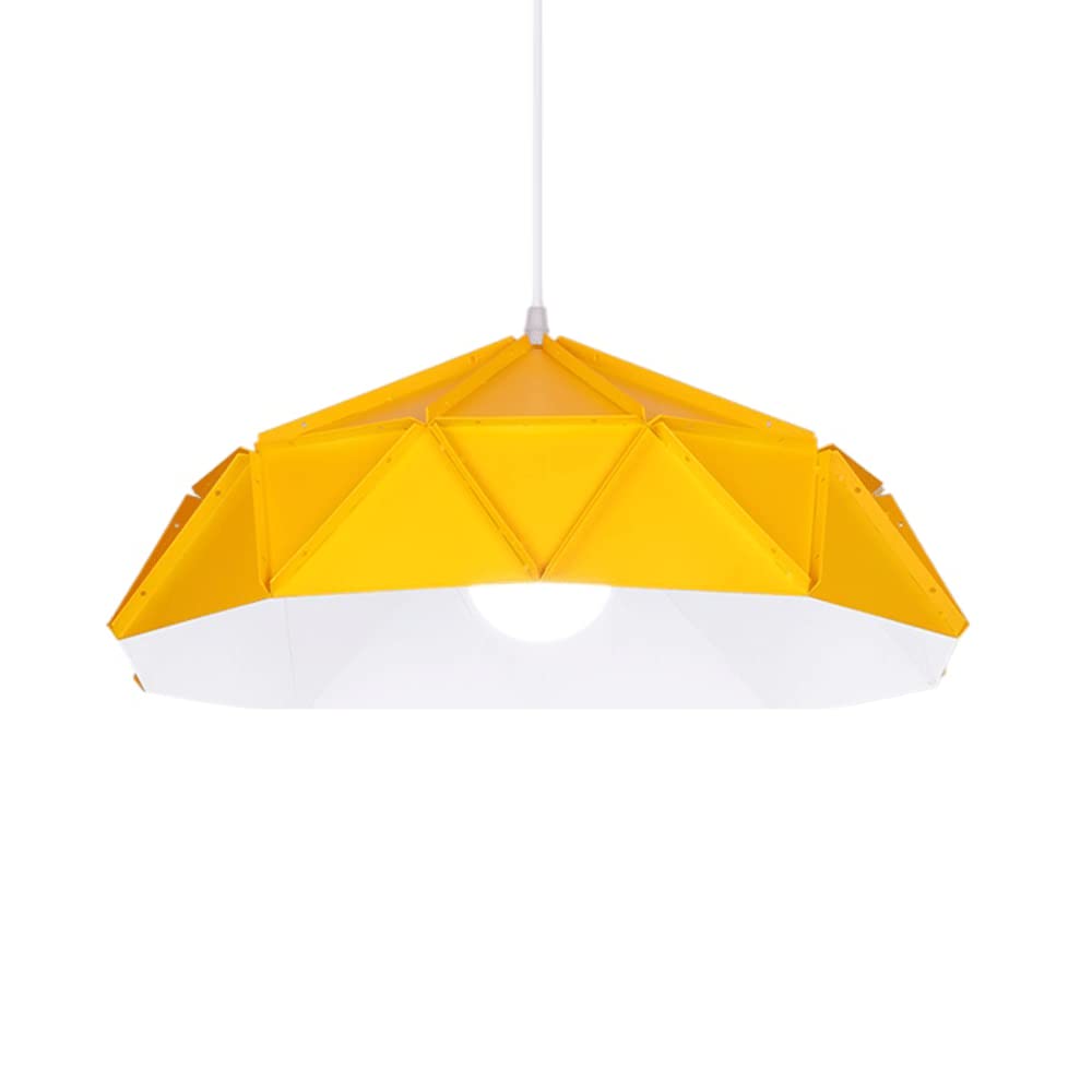 SHUANGZ Lantern Pendant Light Iron Macaron Chandeliers 1 Light Hanging Light Industrial Vintage Fixtures Colorful Design Lantern Semi Flush Mount Lamp for Farmhouse Restaurant Loft Kitchen