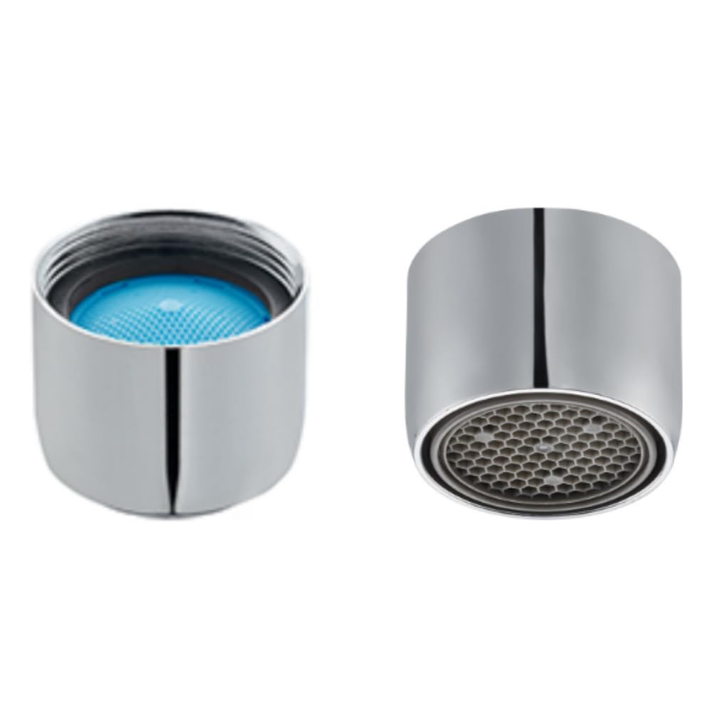 Schläfer Women's | 100510 - Universal M22 Aerator Compatible With Neoperl Perlator, Jet Breaker, 13.5 Litres/Min Sink Mixer Tap, Anti-Limescale Filter Cartridge, Internal Thread M22x1, Chrome, Pack Of 2