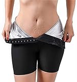 【Ropa de entrenamiento de cintura y entrenador abdominal】 ¿Cómo ayuda la ropa deportiva corta a adelgazar la cintura? La clave está en su cintura polimérica, funciona como una banda para el sudor. A medida que te mueves (corriendo, trotando, andando en bicicleta, etc.), rastrea el calor alrededor de tu cintura y lo transmite a tu cuerpo, tu ritmo cardíaco aumenta, necesita más respiración, por lo que mata más calorías. Esto te hace sudar más.