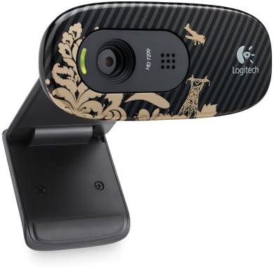 Logitech C270 720p Widescreen Video Call and Recording HD Webcam (Victorian Wallpaper)