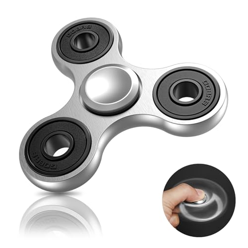 Coolden Hand Spinner Metal, Anti Stress Fidget Toys Haute Vitesse de 2-5 Min, École Bureau Jouet...