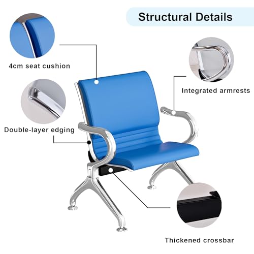 Sillas de sala de espera ergonómicas para evitar fatiga en recepción 4