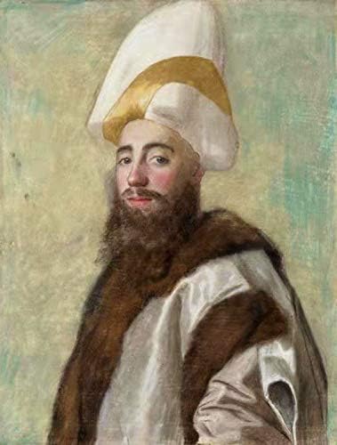 SteveArtGallery Portrait of a Grand Vizir,Jean-Etienne Liotard,50x38cm